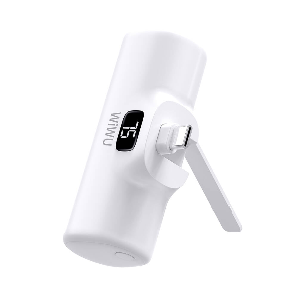 Wiwu Wi-P017 Capsule Serisi 2in1 Mini Taşınabilir Standlı Type-C Powerbank 5000mAh Wiwu Wi-P017 Capsule Serisi 2in1 Mini Taşınabilir Standlı Type-C Powerbank 5000mAh